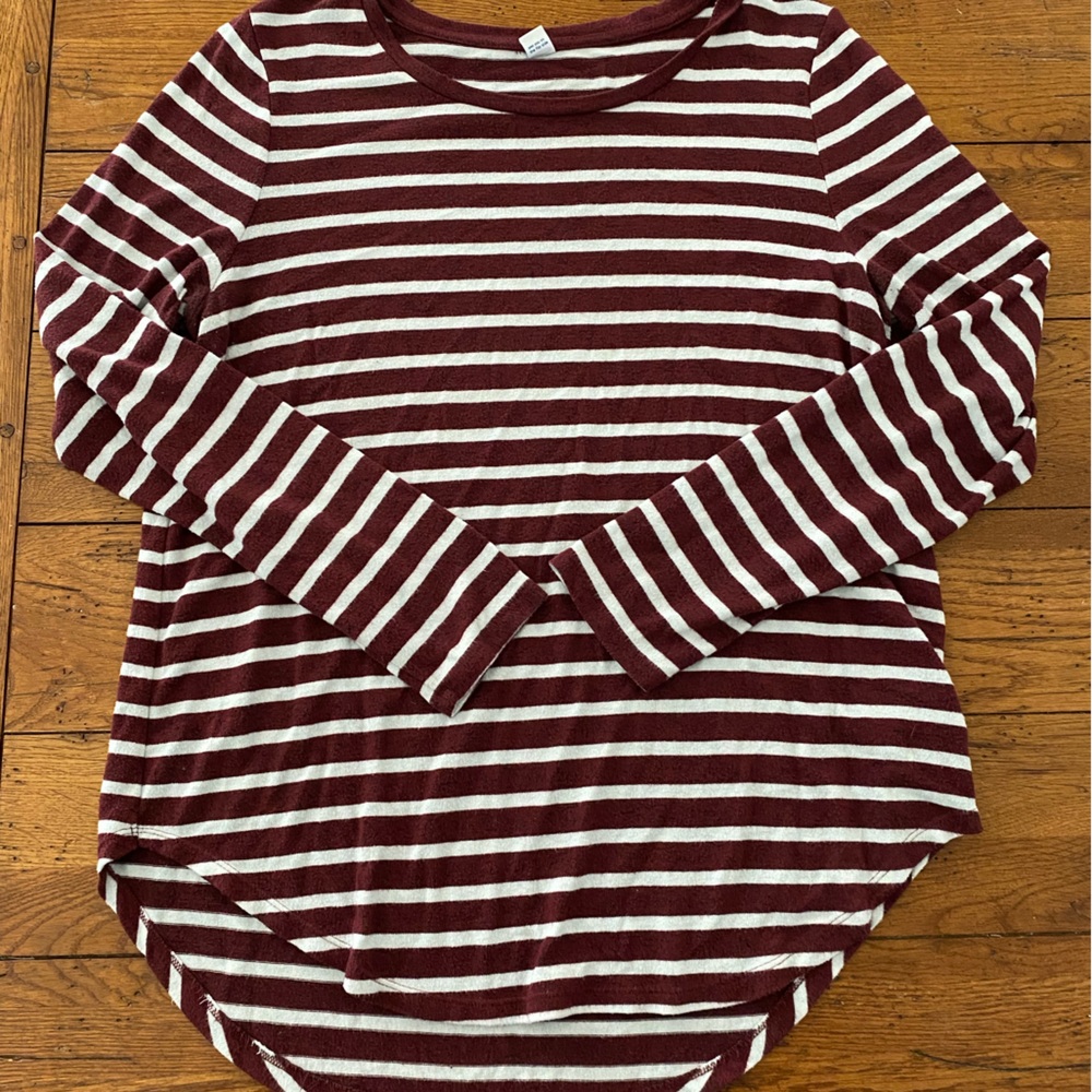 Long sleeve striped tee
